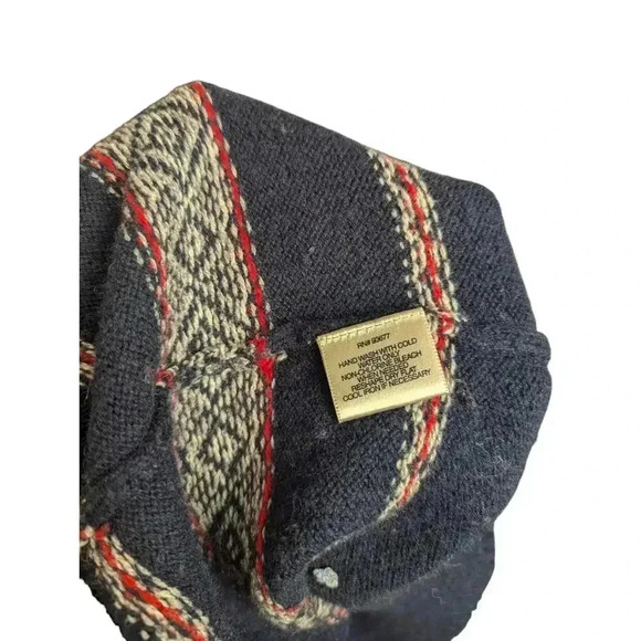 St. John's Bay Men's Navy XXL Long Sleeve Cozy Winter Knit Sweater - Picture 6 of 6